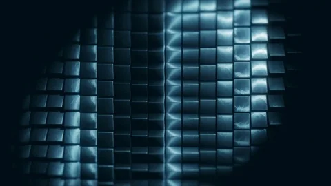Dark Metal Squares Surface Stock Footage 83968655