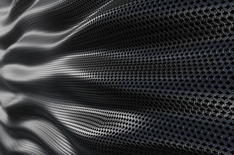 Dark metallic chain armor abstract soft background Stock Illustration