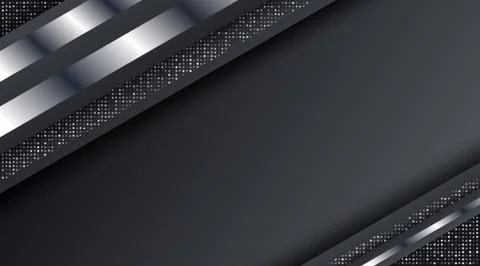 Dark Metallic Silver Frame Layout Technology Corporate Business Design Backgr Stock-Illustration
