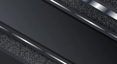 Dark Metallic Silver Frame Layout Technology Corporate Business Design Backgr Stock-Illustration