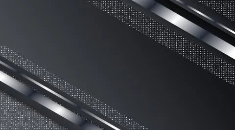 Dark Metallic Silver Frame Layout Technology Corporate Business Design Backgr Stock Illustration