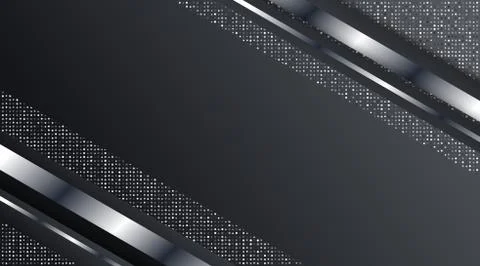 Dark Metallic Silver Frame Layout Technology Corporate Business Design Backgr Illustrazione stock