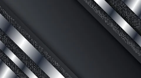 Dark Metallic Silver Frame Layout Technology Corporate Business Design Backgr Stock-Illustration