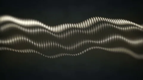 Dark Metallic Tube Loop Background Stock Footage 71205225