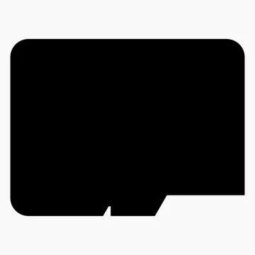 Dark Micro SD Memory Card Illustrazione stock