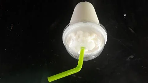 Dark milkshake Stock Photos