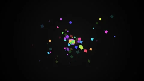 Dark minimal blue abstract particle background Stock Footage 345228225