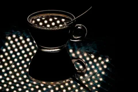 Dark Minimalism Coffee Cup Stock Photos