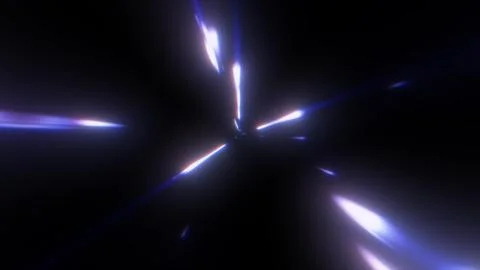 Dark Minimalist Cosmic Light Rays Speed Stock Illustration
