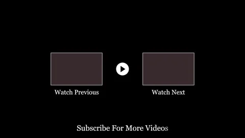 Dark minimalist media end screen overlay with video placeholders 4k video Video stock 343419074