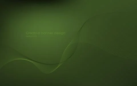 Dark minimalistic background with subtle waves. Design element from harmoni.. Stock Illustration