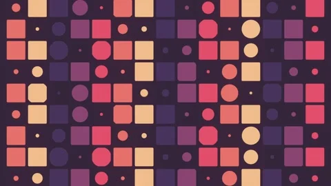 Dark Mode Vertical Digital Data Flow Geometric Loop Stock Footage 344812003