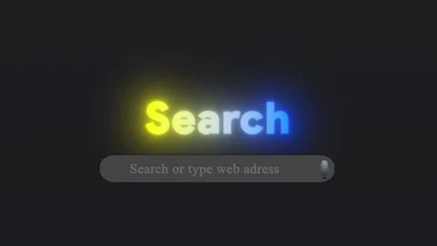 Dark Mode Web Search Animation Transitioning to Calendar Interface with Typ.. Vídeos de archivo 331422382