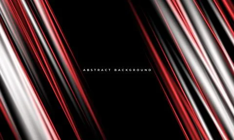 Dark modern abstract background with glowing motion neon light effect. Stock Illustration