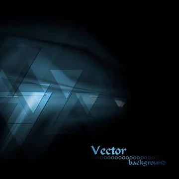 Dark modern technology background. Vector design eps 10 Dark modern techno... Stockfoto's