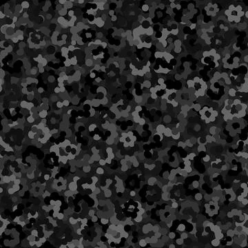 Dark monochrome seamless leopard, ocelot or wild cat fur pattern print 스톡 일러스트