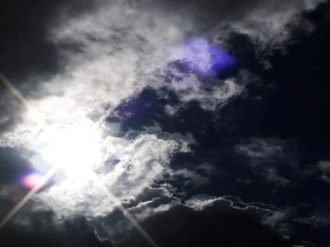 Dark Mood Clouds Stock Footage 489898