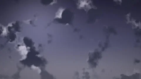 Dark Moody Clouds Moving Across Evening Sky Motion Background Видео 347964798