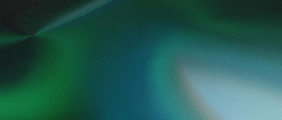 Dark moody gradient background with deep teal and green abstract tones. Illustrazione stock