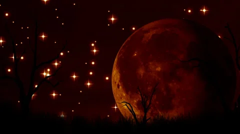Dark Moon Stock Footage 38847535