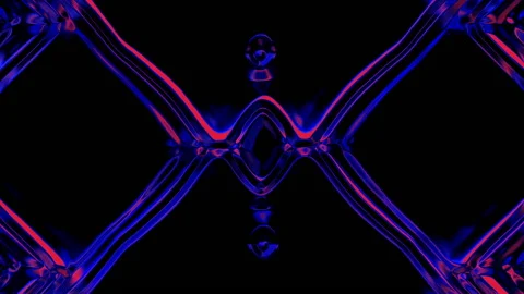 Dark Morphing Lines VJ Loop Stock Footage 158149237
