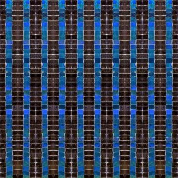 Dark Mosaic Striped Seamless Pattern Stock Illustration