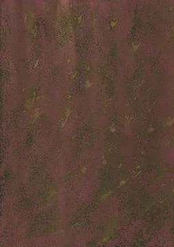 Dark Moss Brown Hand Painted Gouache Background Texture Stock Illustration