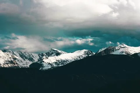 Dark Mountain 스톡 사진