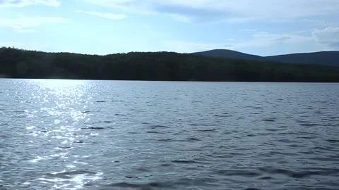 Dark Mountain Water Stock Footage 259320811