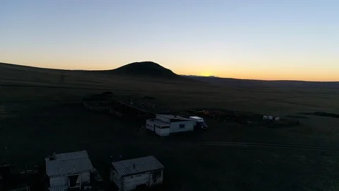 Dark mountains Video stock 122586960