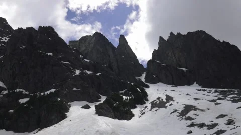 Dark Mountains Timelapse Stock Footage 259316120