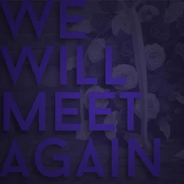 Dark Mourning Square Background Stock Illustration