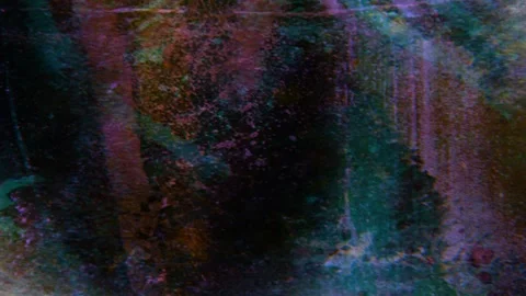 Dark Multicolor Grunge Texture With Noisy Iridescent Surface Stock Footage 335893627