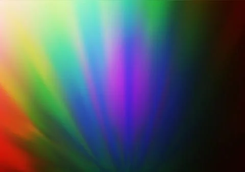 Dark Multicolor, Rainbow vector abstract bright template. Stock Illustration