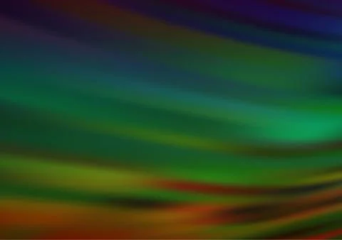 Dark Multicolor, Rainbow vector abstract bokeh pattern. Illustrazione stock
