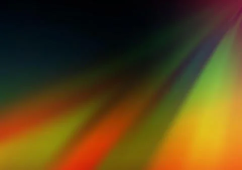 Dark Multicolor, Rainbow vector abstract bright template. Stock Illustration