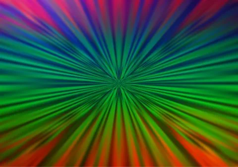 Dark Multicolor, Rainbow vector abstract bokeh pattern. Illustrazione stock