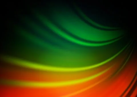 Dark Multicolor, Rainbow vector abstract bright background. Stock Illustration