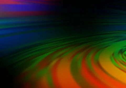 Dark Multicolor, Rainbow vector abstract blurred pattern. Illustrazione stock