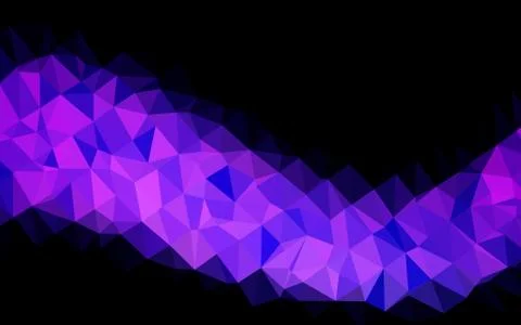 Dark Multicolor, Rainbow vector abstract mosaic pattern. Illustrazione stock