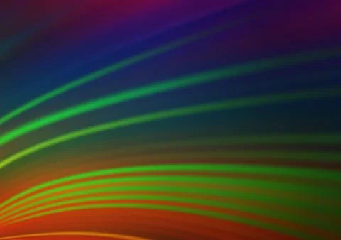 Dark Multicolor, Rainbow vector abstract blurred pattern. イラスト素材