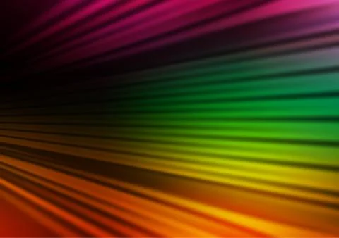 Dark Multicolor, Rainbow vector abstract bright background. Stock Illustration