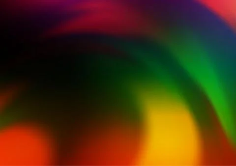 Dark Multicolor, Rainbow vector abstract background. Stock Illustration