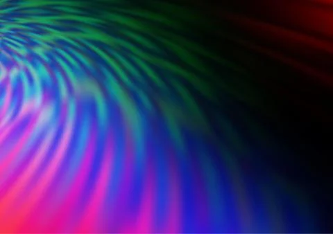 Dark Multicolor, Rainbow vector abstract blurred pattern. Illustrazione stock