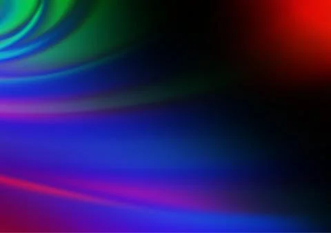 Dark Multicolor, Rainbow vector abstract bright template. Stock Illustration