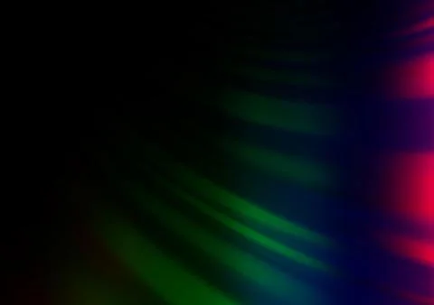 Dark Multicolor, Rainbow vector abstract bokeh pattern. Illustrazione stock