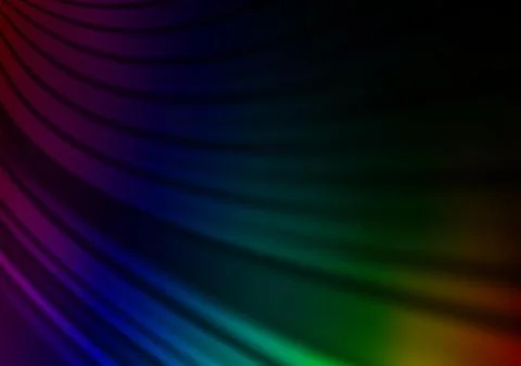 Dark Multicolor, Rainbow vector abstract bokeh pattern. 스톡 일러스트