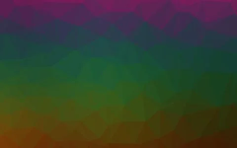 Dark Multicolor, Rainbow vector abstract mosaic backdrop. イラスト素材