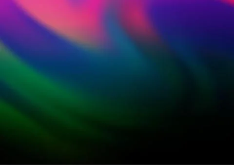 Dark Multicolor, Rainbow vector abstract blurred background. Illustrazione stock
