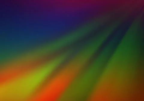 Dark Multicolor, Rainbow vector abstract bokeh pattern. イラスト素材